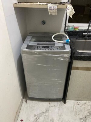 Bathroom in 1 BHK Apartment at Omkar Signet, Malad East – for Rent