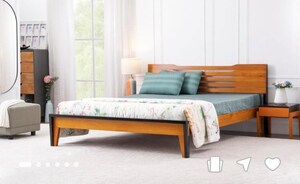 Bedroom in 1 BHK Apartment at Omkar Signet, Malad East – for Rent