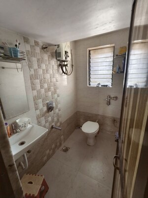 Bathroom in 1 BHK Apartment at Hiranandani Estate, Ghodbunder Road – for Rent
