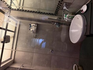 Bathroom in 2 BHK Apartment at Sethia Sea View, Goregaon West – for Rent