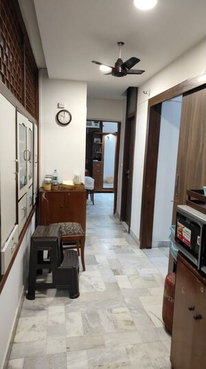 Kitchen in 3 BHK Builder Floor at Greater Kailash – for Rent