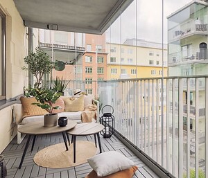 Balcony in 3 BHK Builder Floor at Sector 73 – for Sale