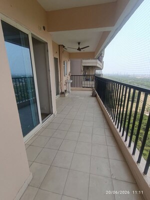 Balcony in 3 BHK Apartment at Gaur Atulyam, Omicron I Greater Noida – for Rent