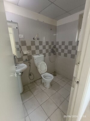 Bathroom in 3 BHK Apartment at Gaur Atulyam, Omicron I Greater Noida – for Rent