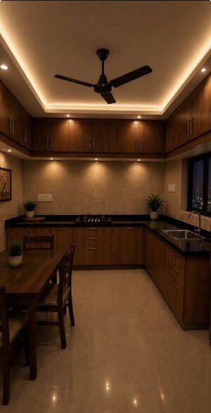 Kitchen in 1 BHK Builder Floor at Sector 108 – for Sale