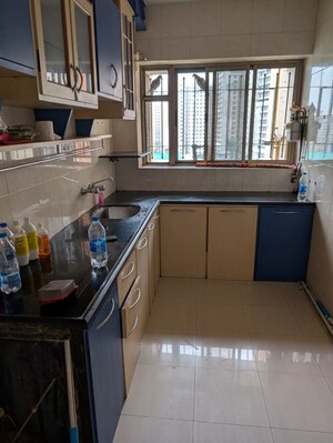 Kitchen in 3 BHK Apartment at Marathon Galaxy, Mulund West – for Rent