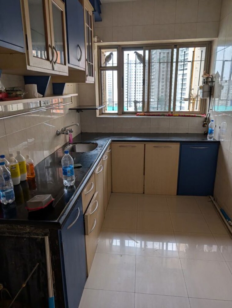 Kitchen, marathon-galaxy 3 Bedroom 1080 Sq.Ft. Apartment In Mulund West Mumbai 10545648