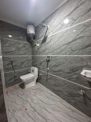 Bathroom in 2 BHK Builder Floor at Chattarpur – for Rent