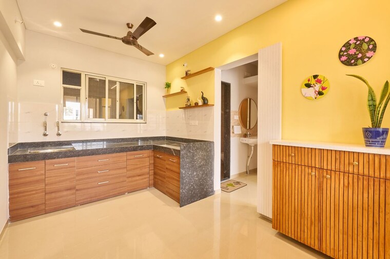 Kitchen, capricorn-one-green-park 4 Bedroom 1800 Sq.Ft. Apartment In Kondhwa Pune 10545720