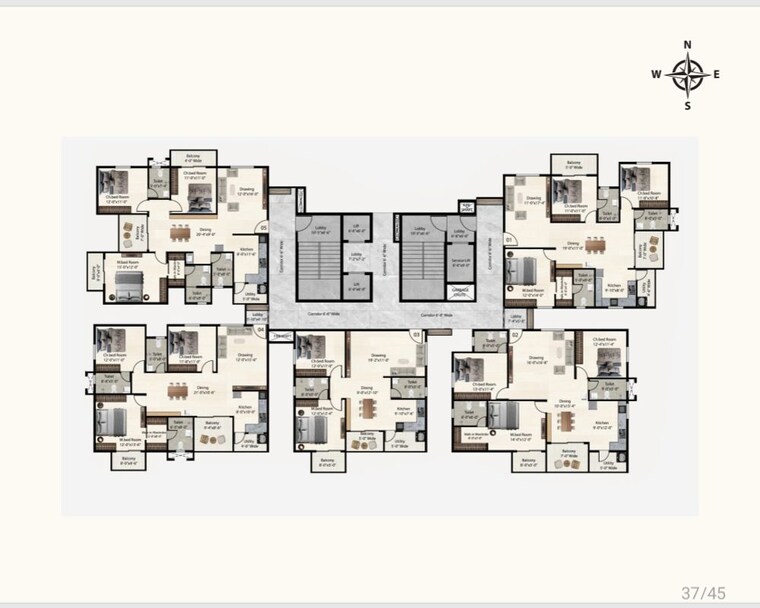 Master Plan, gmc-confluence 2 Bedroom 1225 Sq.Ft. Apartment In Billapura Bangalore 10545769