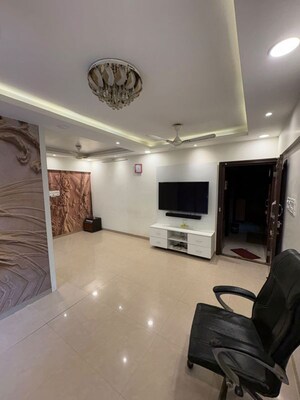 Living Room in 2 BHK Apartment at Sudarshan Sky Garden, Ghodbunder Road – for Rent