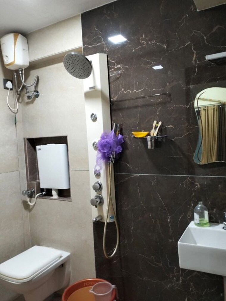 Washroom, shraddha-esquire-skytower 2 Bedroom 650 Sq.Ft. Apartment In Mulund West Mumbai 10545872