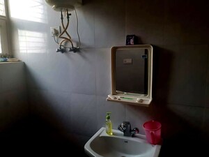 Bathroom in 2 BHK Apartment at Omega Green Park, Faizabad Road – for Rent