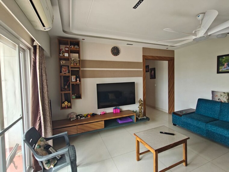 Living Room, visalakshi-prakruthi 3 Bedroom 1575 Sq.Ft. Apartment In Thanisandra Main Road Bangalore 10546055