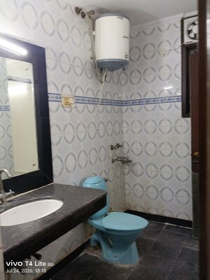 Bathroom in 3 BHK Builder Floor at Khirki Extension – for Rent