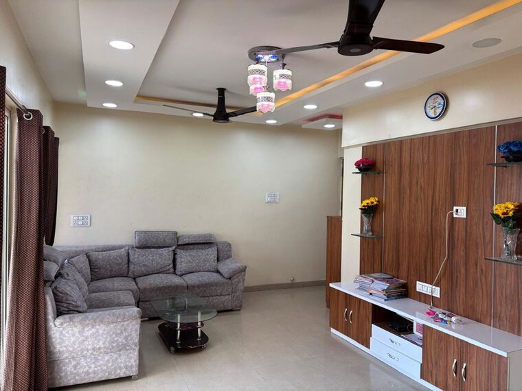 Living Room, pride-aashiyana 2 Bedroom 1100 Sq.Ft. Apartment In Dhanori Pune 10546091