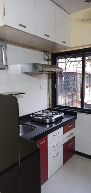 Kitchen in 1 RK Apartment at NG Suncity, Kandivali East – for Rent