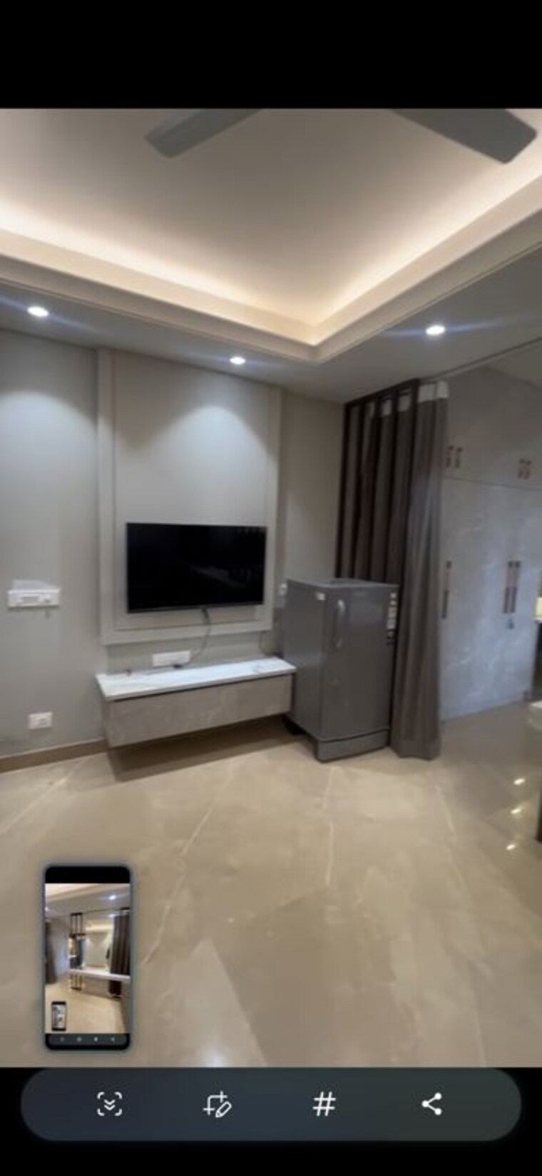 Living Room, sector 43 1 Bedroom 655 Sq.Ft. Builder Floor In Sector 43 Gurgaon 10546302