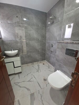 Bathroom in 3 BHK Builder Floor at Chattarpur – for Rent
