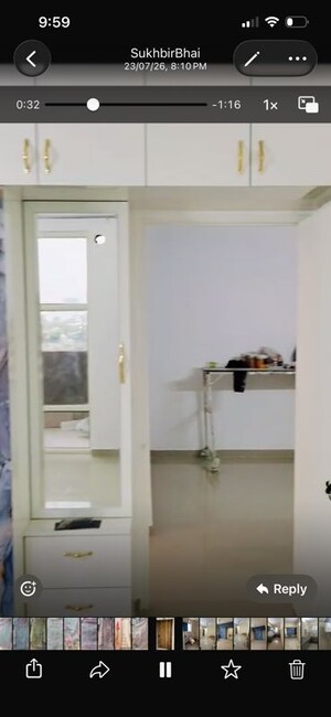 Bathroom in 2 BHK Apartment at Pyramid Midtown, Sector 59 – for Rent