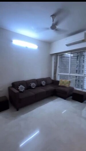 Living Room in 2 BHK Apartment at Cosmos Heritage, Manpada – for Rent