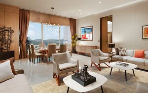 Master Bedroom in 3 BHK Apartment at Transcon Triumph Tower, Andheri West – for Sale