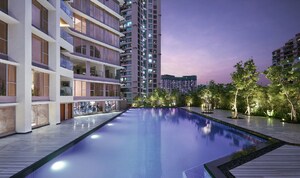 Swimming Pool in 3 BHK Apartment at Transcon Triumph Tower, Andheri West – for Sale
