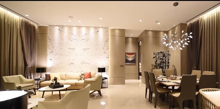 Master Bedroom, transcon-triumph-tower 3 Bedroom 1400 Sq.Ft. Apartment In Andheri West Mumbai 10546376