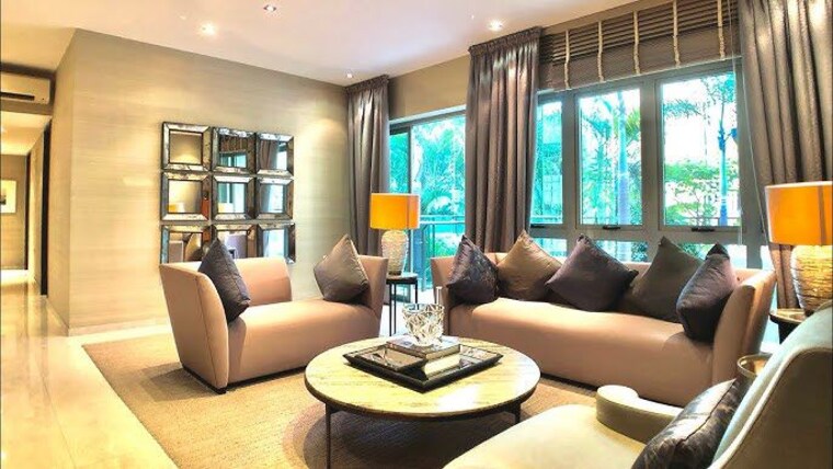 Living Room, transcon-triumph-tower 3 Bedroom 1400 Sq.Ft. Apartment In Andheri West Mumbai 10546376