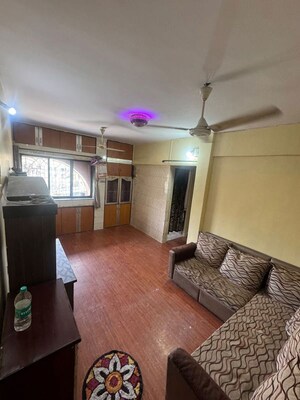 Living Room in 2 BHK Apartment at Puranik City, Kasarvadavali – for Rent