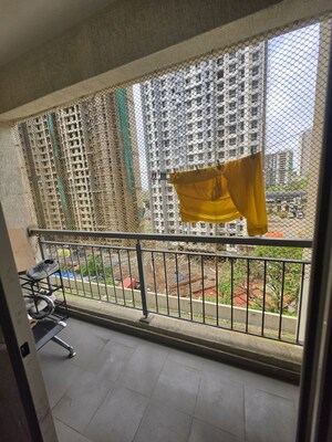 Balcony in 1 BHK Apartment at Raunak Heights, Ghodbunder Road – for Rent