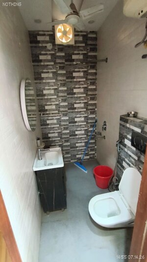Bathroom in 1 RK Builder Floor at Malviya Nagar – for Rent