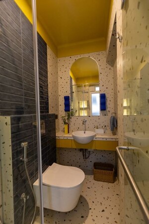 Bathroom in 2 BHK Apartment at Om Sai Chembur Nandadeep CHS, Chembur – for Rent