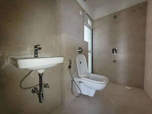 Bathroom in 1 BHK Apartment at Raunak Heights, Ghodbunder Road – for Rent
