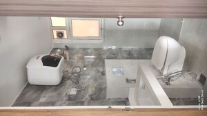 Bathroom in 3 BHK Apartment at Rohit Height, Gomti Nagar – for Rent
