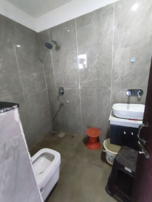 Bathroom in 3 BHK Builder Floor at Motia Blue Ridge, Dhakoli – for Sale