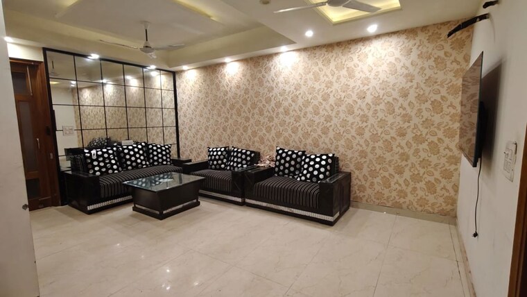 Living Room, sunshine-homes-zirakpur 2 Bedroom 200 Sq.Yd. Builder Floor In Dhakoli Zirakpur 10546554