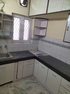 Kitchen in 2 BHK Builder Floor at Greater Kailash – for Rent