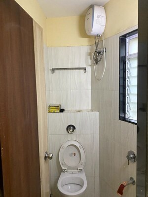 Bathroom in 1 BHK Apartment at Vinayak Apartment Malad West, Malad West – for Rent