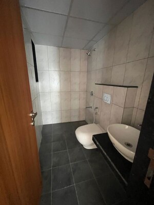 Bathroom in 3 BHK Apartment at Gera World of Joy, Kharadi – for Rent