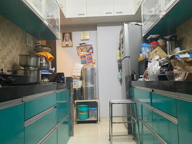 Kitchen, micro-srishti 2 Bedroom 570 Sq.Ft. Apartment In Bhandup West Mumbai 10546705