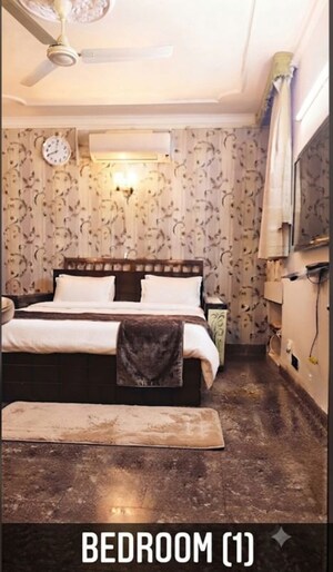 Bedroom in 2 BHK Builder Floor at Greater Kailash ii – for Rent