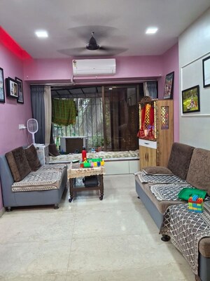 Living Room in 2 BHK Apartment at N.G.Royal Park, Kanjurmarg East – for Rent