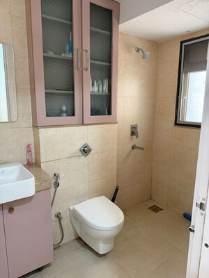Bathroom in 2 BHK Apartment at Runwal Bliss, Kanjurmarg East – for Rent