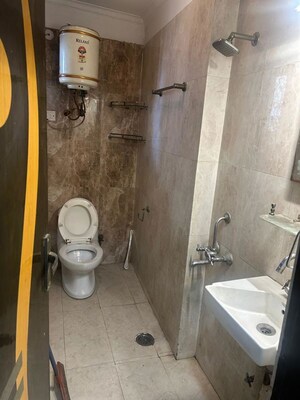 Bathroom in 3 BHK Builder Floor at Saket – for Rent