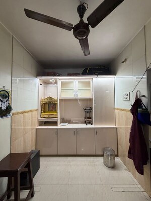 Kitchen in 1 BHK Apartment at Lokpuram CHS, Vasant Vihar – for Rent