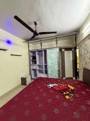 Bedroom in 1 BHK Apartment at Lokpuram CHS, Vasant Vihar – for Rent