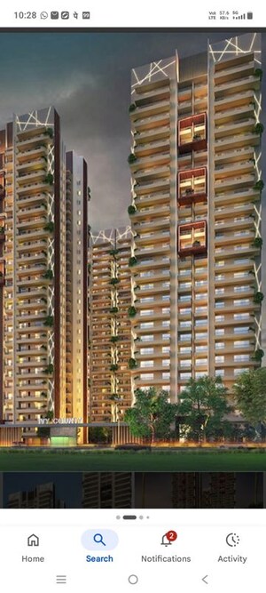 3.5 BHK Apartment – Exterior View View at ABA Ivy County, Sector 75 - for Rent