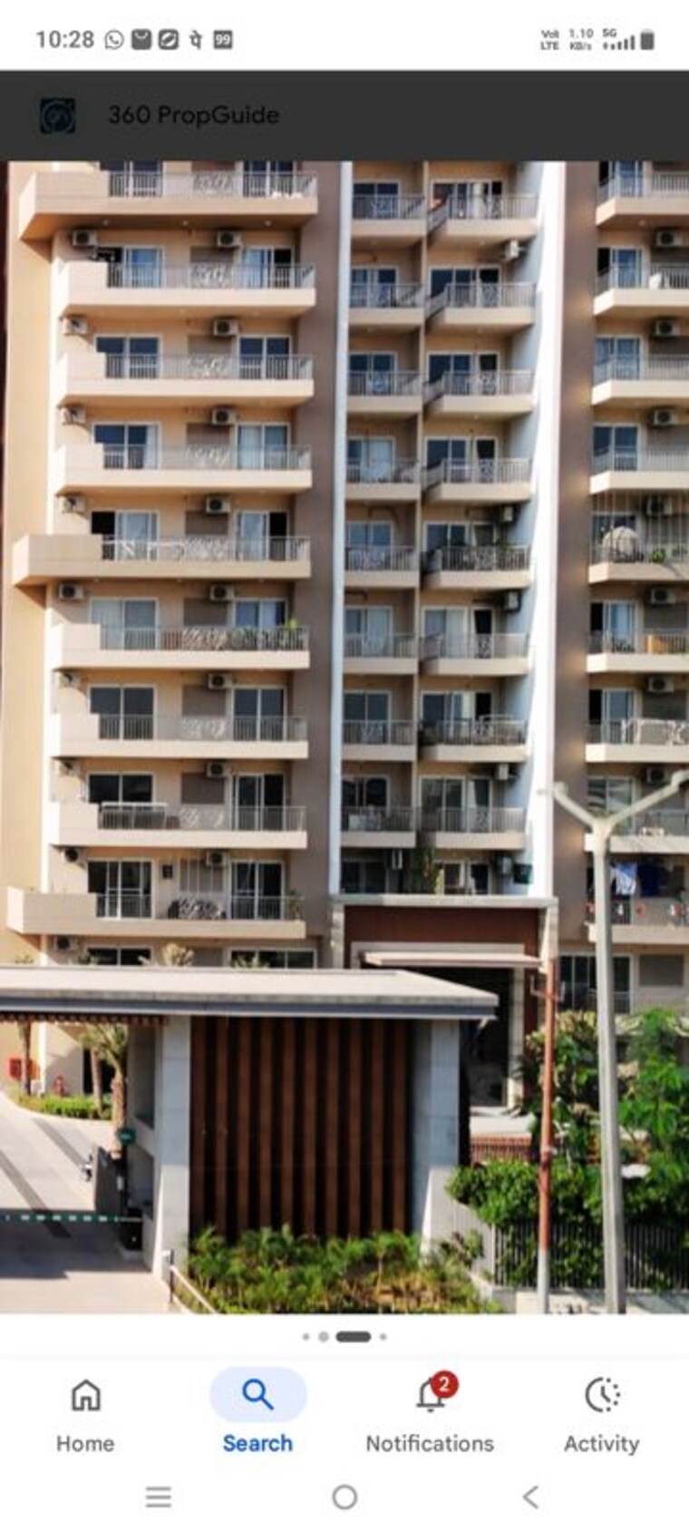 Exterior View, aba-ivy-county 3.5 Bedroom 2175 Sq.Ft. Apartment In Sector 75 Noida 10546742