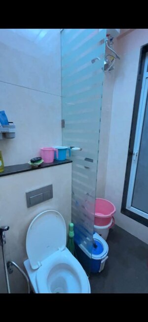 Bathroom in 2 BHK Apartment at Abhishek Heights Thane, Thane West – for Rent